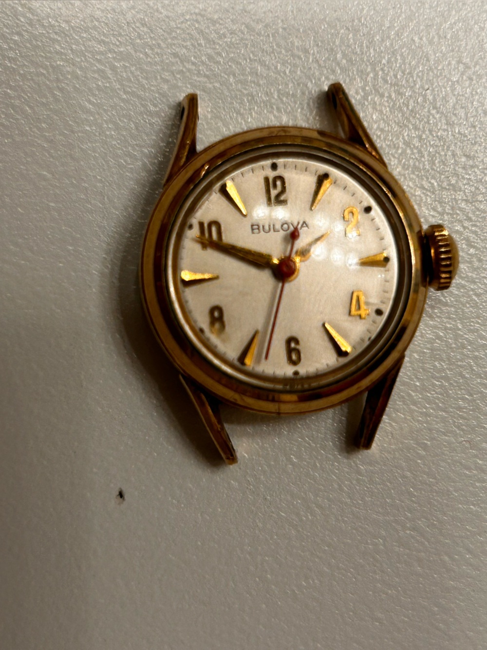 Ladies 10kgp Bulova watch